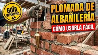 ES TAN FACIL  aplomar  y  cambiarle  el HILO A LA PLOMADA?