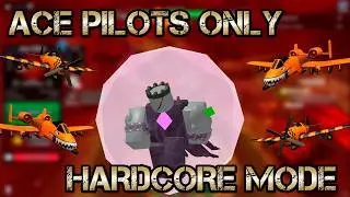 Only Ace Pilots & Support vs Hardcore Mode 😳 (Solo) | Roblox TDS