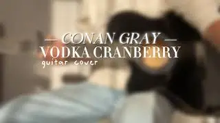 Conan Gray &mdash; Vodka Cranberry &mdash; Acoustic Guitar Cover