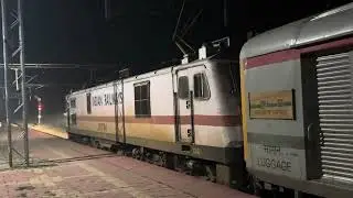 JOGBANI-SAHARSA EXPRESS OPERATED BY DOUBLE ENGINE DEPARTING LALITGRAM STATION DOUBLE HONKING 🗿.