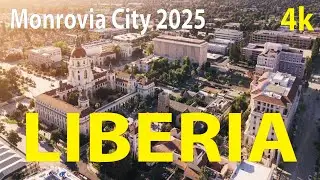Monrovia City - Liberia 4K By Drone 2025
