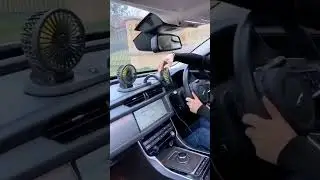 Car Dashboard Double USB Cooling Fan.