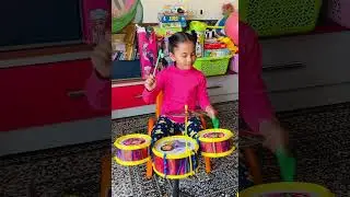 Learning drum basic #kidsactivitiesblog #drums #learning #enjoying