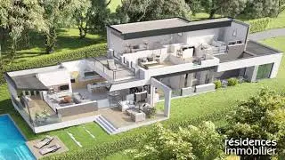 TASSIN-LA-DEMI-LUNE - MAISON A VENDRE - 1 210 883 &euro; - 190 m&sup2; - 8 pi&egrave;ces