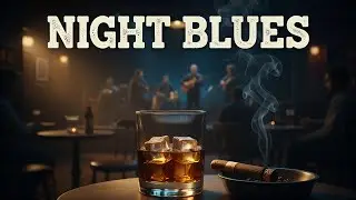 Cozy Whiskey Lounge Music with Slow Jazz Blues | Warm, Relaxing Night Ambience