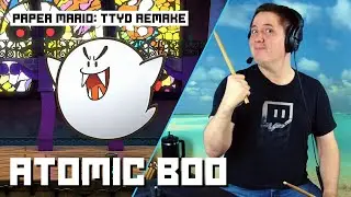 Atomic Boo From Paper Mario: The Thousand Year Door Remake On Drums!