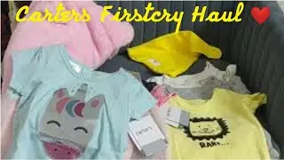 Carters newborn baby girl shopping haul | Firstcry Haul | Newmom Series | summer 2020 | haul india