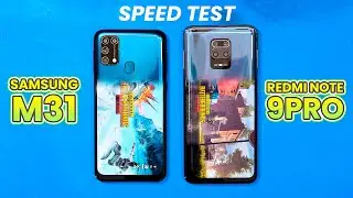 Redmi Note 9 Pro Vs Samsung M31 Speed Test: Hilla Dala Na...🤪