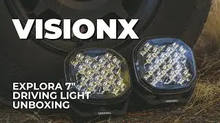 Распаковка 7-дюймовой фары VisionX Explora | Более 16 000 люмен