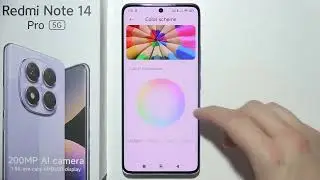 Redmi Note 14 Pro: How to Change Screen Colors