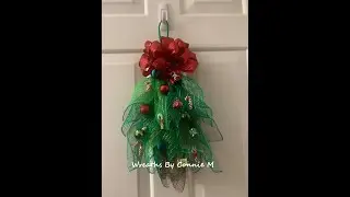 Christmas tree on my small triangle board| Easy DIY Wreath