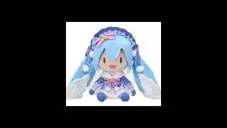 Vocaloid Snow Miku 2023 Dodeka Fuwapuchi Jumbo Plush