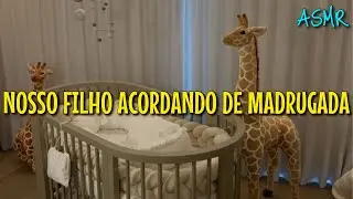 ASMR - FAZENDO NOSSO FILHO DORMIR 