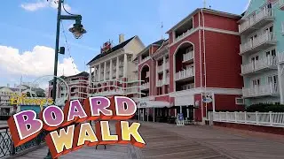 This Section Of Disney's Boardwalk Seems Completely Abandoned !!!