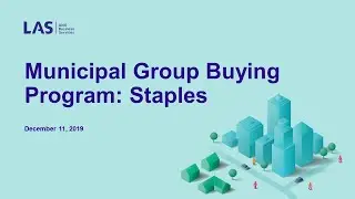 Staples Office Supplies - Municipal Group Buying Program