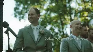 Dude, If You Cry, I'll Cry With You #njweddingvideo #njweddings #njweddingvideographer