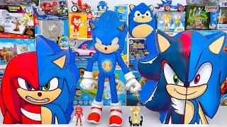 Sonic vs Knuckles Half Head Boxes 🔵🔴 | Ultimate ASMR Toy Unboxing 
