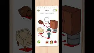 brain test level 9 where is the vampire ?