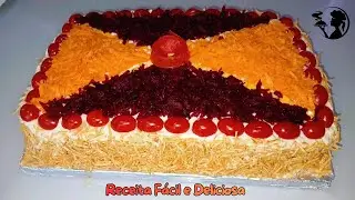 🎄 Torta Salgada de Natal (Frango) | Receita Fácil e Perfeita para a Ceia 🎅🍽️