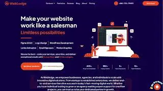 About hero animation of a webpage