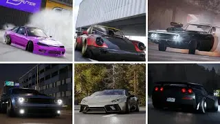 CARX STREET PC 2024 - ALL BLACKLIST/BOSSES CARS ENTRANCES - 4K HDR 60FPS - NOSTALGIC ENTRANCES
