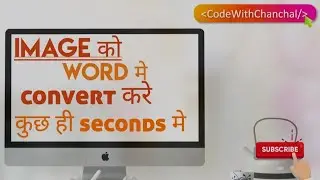 Image to text converter || How to convert photo into editable word || photo to text || image to pdf