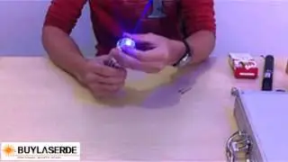 Kraftvoller Laserpointer Blau 20000mw mit Z&uuml;ndung