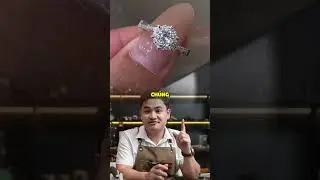 Nhẫn moissanite 6 li #k104 #MN000903 #a2 #moissanite  #m #huykvienchibao #xuhuongyoutube #shortvideo