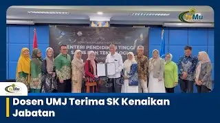 Dosen UMJ Terima SK Kenaikan Jabatan