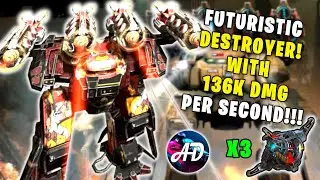 BEHEMOTH NUCLEON 3X OVERDRIVE UNIT +90% DMG Demolishing Enemies | War Robots 6.2 MK2 WR Gameplay