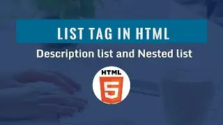 description list in html|class IX to XII| learn html code in easy way| with explanation|with example