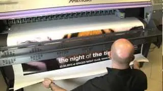 How to print and finish banners printed on your Mimaki - from HyTV