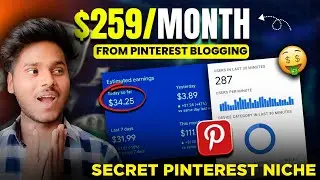 $259/Month From Pinterest Blogging Niche 2025 | Secret Pinterest Micro Niches