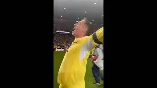 ALLAN MCGREGOR | SINGING BLUE SEA OF IBROX | EUROPA SEMI FINAL #rangersfc #allanmcgregor