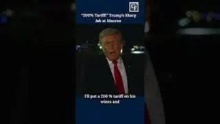Trump Threatens France: &ldquo;200% Tariff on Wine If Macron Resists!&rdquo;