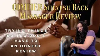 COMFIER Shiatsu Back Massager with Heat -Deep Tissue Kneading Electric Massage Chair, Review