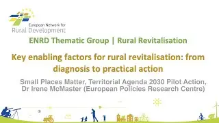 Small Places Matter, Territorial Agenda 2030 Pilot Action