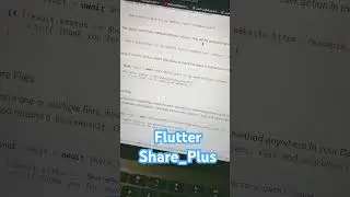 flutter share_plus #flutter #flutterwidgets