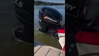 Mercury 2.5L 280 SCREAMS to life! Offshore mid growl you can FEEL 🔥💥 #MercuryRacing #boatlife
