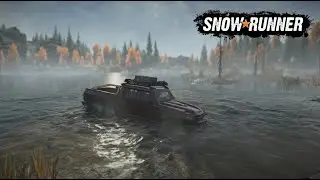 SnowRunner | Rio Negro - Michigan | Tarefa Drenagem | 4K ASMR & MUSIC | EP2