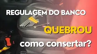 New Fiesta - Consertando o Banco e o Acabamento