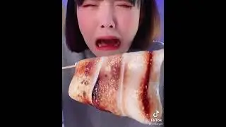 Roasting marshmallow eating Asmr Korean food