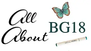 All About Copic Marker BG18 | Violeta-Ink.com