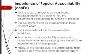 Introduction to Chinese Politics - 6 - Lecture Six - Popular Legitimacy and Accountability