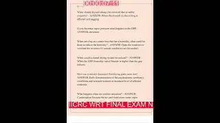 IICRC WRT FINAL EXAM NEWEST 2025 ACTUAL EXAM QUESTIONS AND CORRECT DETAILED ANSWERS VERIFIED ANSWERS