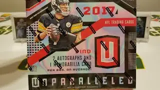 2017 Panini Unparalleled Football Hobby Box. 3 Hits per Box