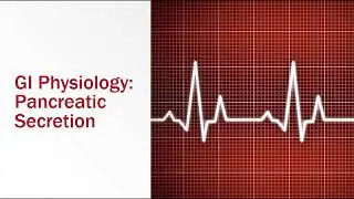 GI Physiology: Pancreatic Secretion
