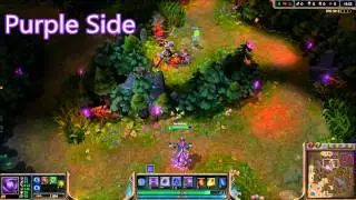 Red Buff Blue vs Purple Side
