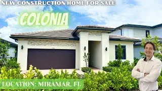 MIRAMAR, FL Luxury HOME in BRAND NEW COMMUNITY! New Construction Home Tour, MUST WATCH!