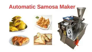 Automatic Stuffed Samosa Making Equipment for Food Processing with Stainless Steel Structure#machine